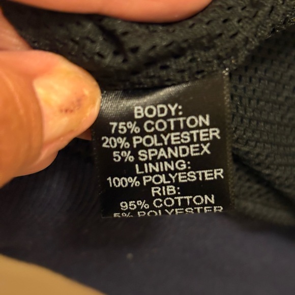 Barneys New York Scuba Bomber Jacket – Navy, Modern Minimalist Style Sz L - Picture 12 of 12